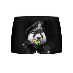 Трусы-боксеры мужские Панда с карамелью, цвет: 3D-принт