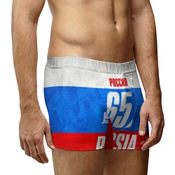Трусы-боксеры мужские Russia: from 65, цвет: 3D-принт — фото 2