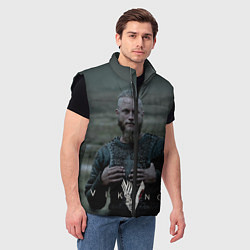 Мужской жилет Vikings: Ragnarr Lodbrok, цвет: 3D-черный — фото 2