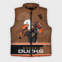 Мужской жилет Anaheim Ducks, цвет: 3D-черный