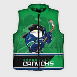 Мужской жилет Vancouver Canucks, цвет: 3D-черный