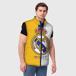 Мужской жилет Real Madrid CF, цвет: 3D-черный — фото 2