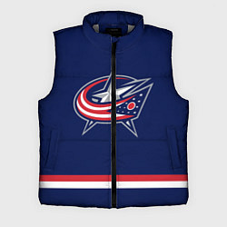 Мужской жилет Columbus Blue Jackets, цвет: 3D-светло-серый