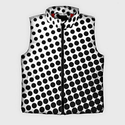 Мужской жилет Белый в горошек, цвет: 3D-красный