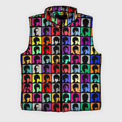 Мужской жилет The Beatles: pop-art, цвет: 3D-светло-серый