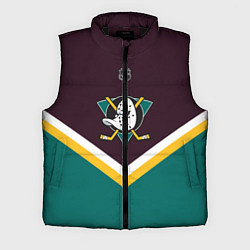 Мужской жилет NHL: Anaheim Ducks, цвет: 3D-черный