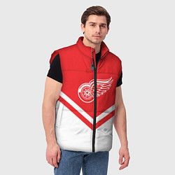 Мужской жилет NHL: Detroit Red Wings, цвет: 3D-красный — фото 2