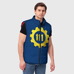 Мужской жилет Vault 111, цвет: 3D-красный — фото 2