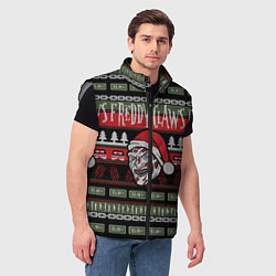 Мужской жилет Freddy Christmas, цвет: 3D-светло-серый — фото 2