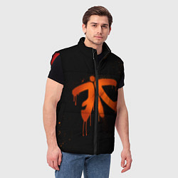 Мужской жилет Fnatic: Black collection, цвет: 3D-красный — фото 2