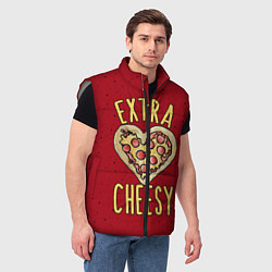 Мужской жилет Extra Cheesy, цвет: 3D-светло-серый — фото 2