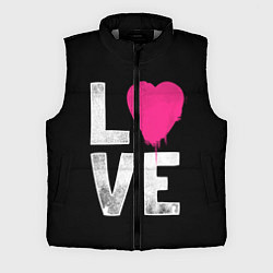 Мужской жилет Love Heart, цвет: 3D-светло-серый