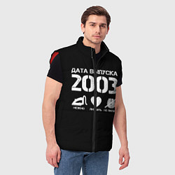 Мужской жилет Дата выпуска 2003, цвет: 3D-красный — фото 2
