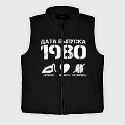 Мужской жилет Дата выпуска 1980, цвет: 3D-черный