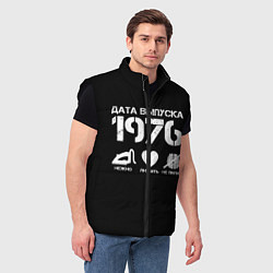 Мужской жилет Дата выпуска 1976, цвет: 3D-черный — фото 2