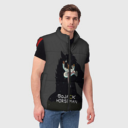 Мужской жилет Bojack Horseman, цвет: 3D-красный — фото 2
