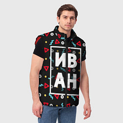 Мужской жилет Иван, цвет: 3D-красный — фото 2