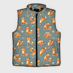 Мужской жилет Foxes Yoga, цвет: 3D-черный