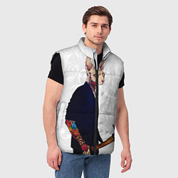 Мужской жилет Сфинкс с топором, цвет: 3D-черный — фото 2