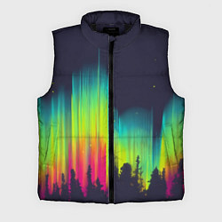 Мужской жилет Северное сияние, цвет: 3D-черный