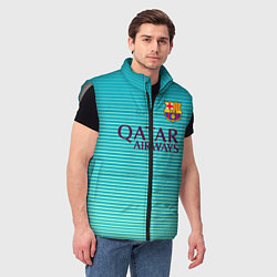 Мужской жилет Barcelona FC: Aqua, цвет: 3D-светло-серый — фото 2