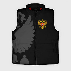 Мужской жилет Russia - Black collection, цвет: 3D-красный