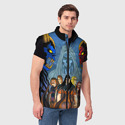 Мужской жилет Dethklok: Heroes, цвет: 3D-черный — фото 2