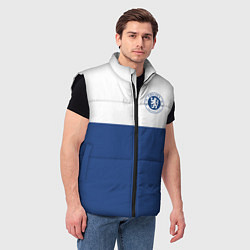 Мужской жилет Chelsea FC: Light Blue, цвет: 3D-черный — фото 2