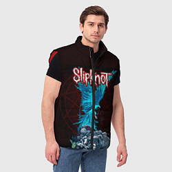 Мужской жилет Орел группа Slipknot, цвет: 3D-красный — фото 2