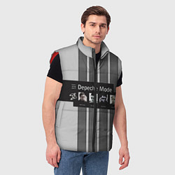 Мужской жилет Группа Depeche Mode, цвет: 3D-красный — фото 2