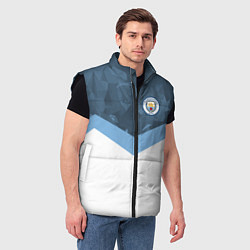 Мужской жилет Manchester City FC: Sport, цвет: 3D-черный — фото 2