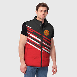 Мужской жилет Man UTD FC: Sport Line 2018, цвет: 3D-черный — фото 2