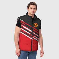 Мужской жилет Man UTD FC: Sport Line 2018, цвет: 3D-светло-серый — фото 2