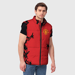 Мужской жилет FC Manchester United: Red Original, цвет: 3D-черный — фото 2