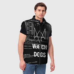Мужской жилет Watch Dogs: Hacker, цвет: 3D-черный — фото 2