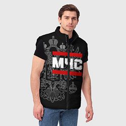 Мужской жилет МЧС: герб РФ, цвет: 3D-черный — фото 2