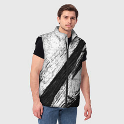 Мужской жилет Белый и черный, цвет: 3D-черный — фото 2