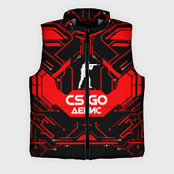 Мужской жилет CS:GO - Денис, цвет: 3D-светло-серый