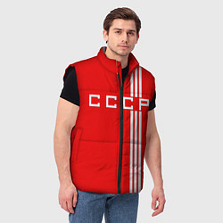 Мужской жилет Cборная СССР, цвет: 3D-черный — фото 2