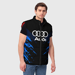 Мужской жилет Audi: Blue Anger, цвет: 3D-красный — фото 2