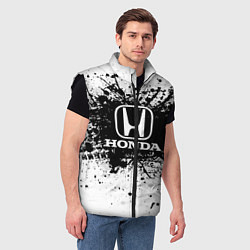 Мужской жилет Honda: Black Spray, цвет: 3D-черный — фото 2