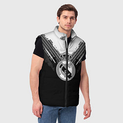 Мужской жилет FC Real Madrid: Black Style, цвет: 3D-черный — фото 2