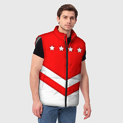 Мужской жилет Звезды Спартака, цвет: 3D-светло-серый — фото 2