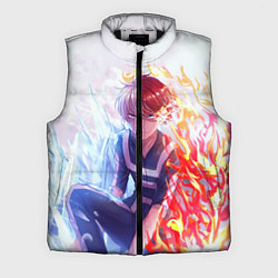 Мужской жилет Шото тодороки арт, цвет: 3D-черный