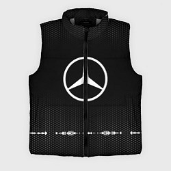 Мужской жилет Mercedes: Black Abstract, цвет: 3D-светло-серый