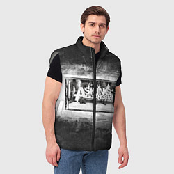 Мужской жилет Asking Alexandria, цвет: 3D-светло-серый — фото 2