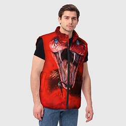 Мужской жилет Red Snake, цвет: 3D-черный — фото 2
