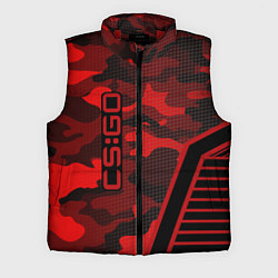 Мужской жилет CS:GO Red Camo, цвет: 3D-красный