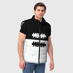 Мужской жилет Molly: Black & White, цвет: 3D-светло-серый — фото 2
