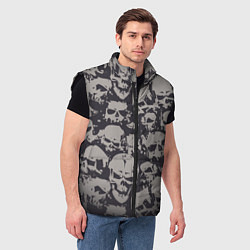 Мужской жилет Демонические черепа, цвет: 3D-черный — фото 2